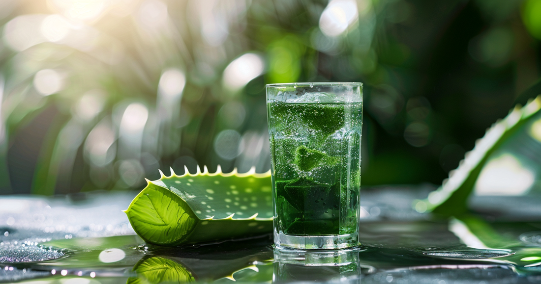 La combinación verde tropical: espirulina y aloe vera